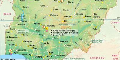Foto's van die nigeriese kaart