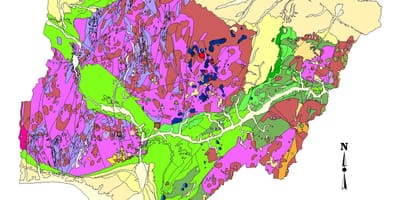 Kaart van geologiese nigerië