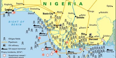 Industriële kaart van nigerië