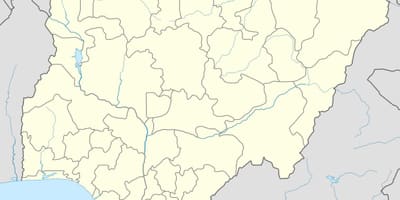 Kaart van verwoestyning in nigerië