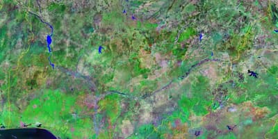 Kaart van nigerië berge