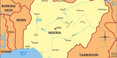 Die nigerië kaart